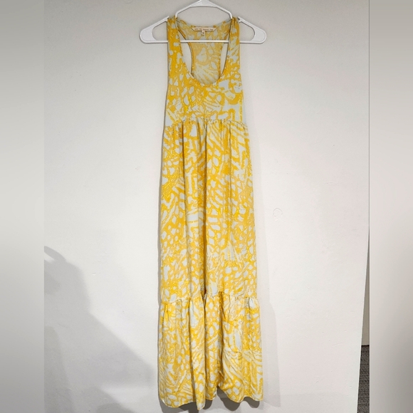 Rachel Roy | Yellow Racer Back Maxi Dress | Size 4 - Picture 2 of 4